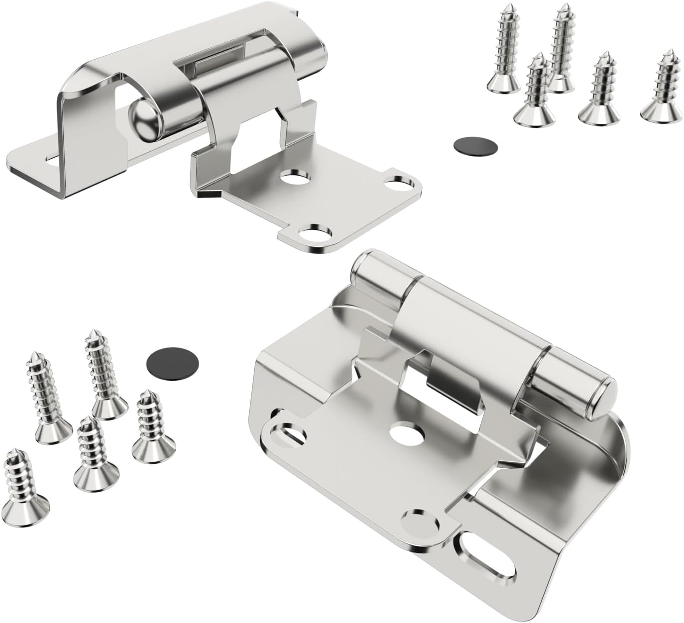 Kendall 1/2 in. Overlay Self-Closing Semi-Concealed Cabinet Hinges