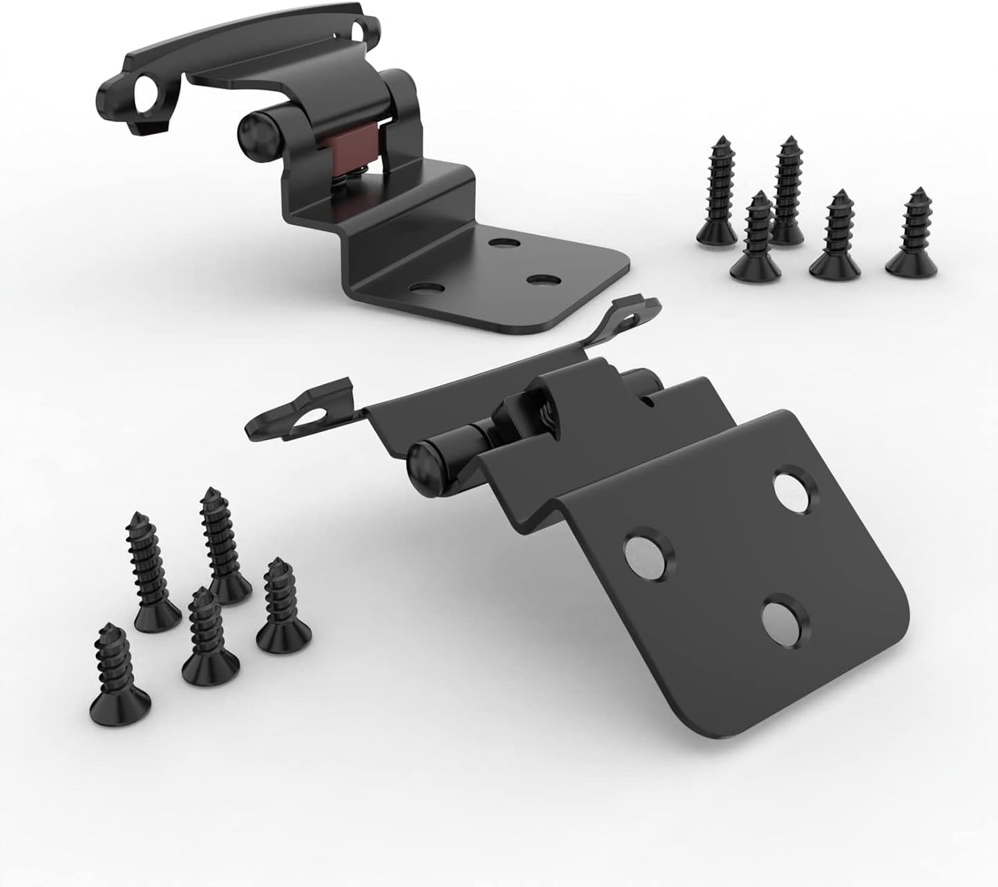 Sable 3/8 in. Inset Self-Closing Cabinet Hinges – Matte Black