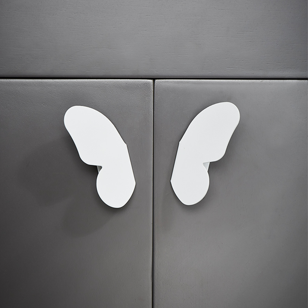 Butterfly Brass Cabinet Knobs for Drawers and Doors