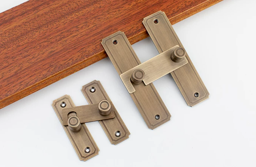 Aldren Solid Brass Hasp Cabinet Latch