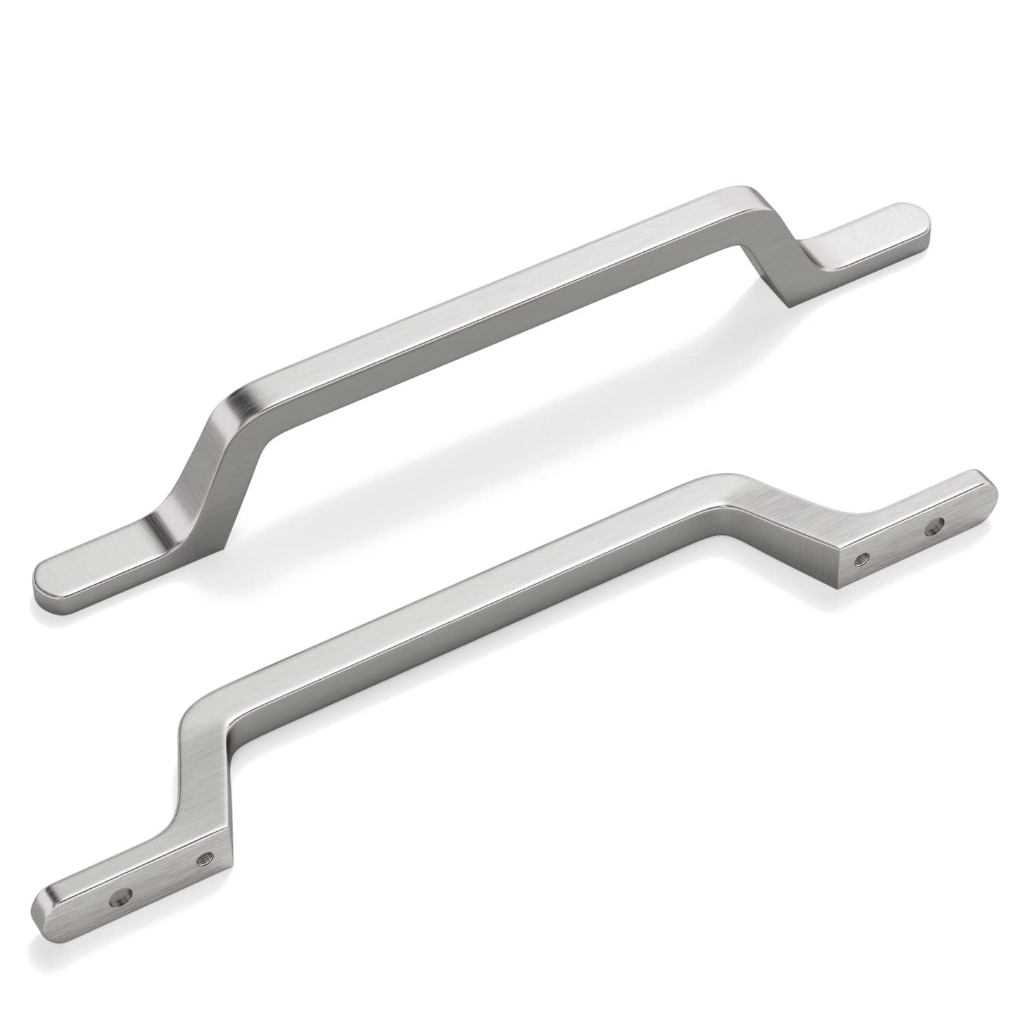 Comforsyco Angled Bar Cabinet Pulls, Aluminum Alloy Drawer Handles