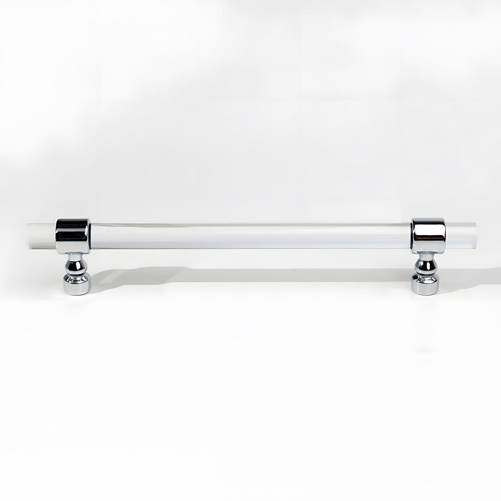 Comforsyco Clear Acrylic Cabinet Pulls and Knobs, Gold / Silver Options