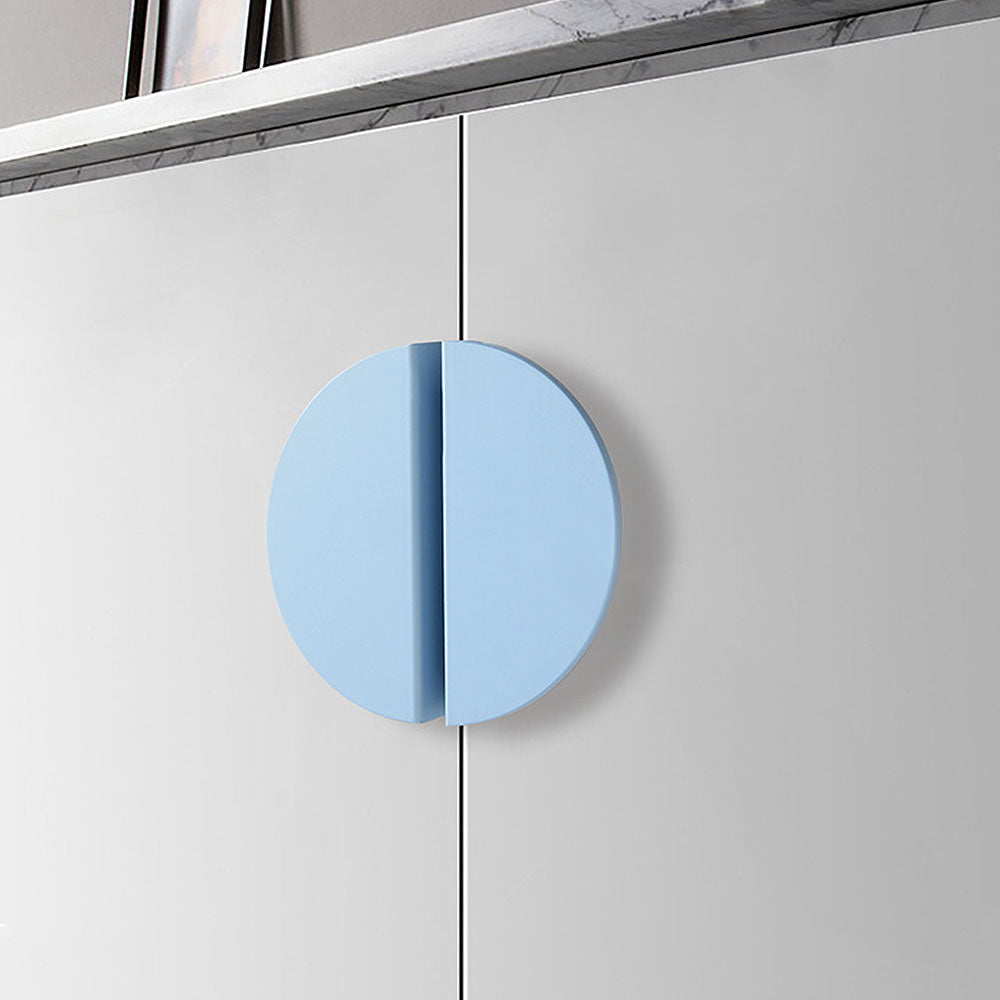 Comforsyco Colorful Half Moon Cabinet Pulls for Kids Rooms