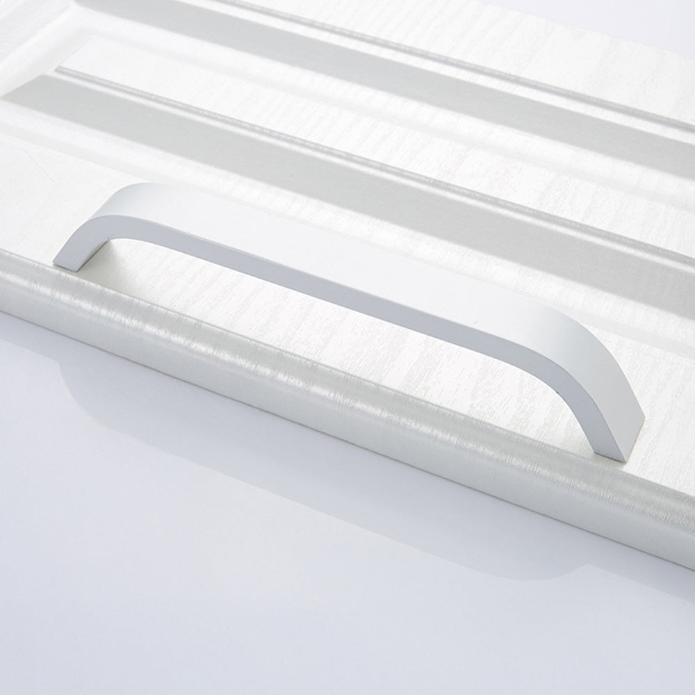 Comforsyco Curved Aluminum Alloy Cabinet Pulls and Drawer Handles