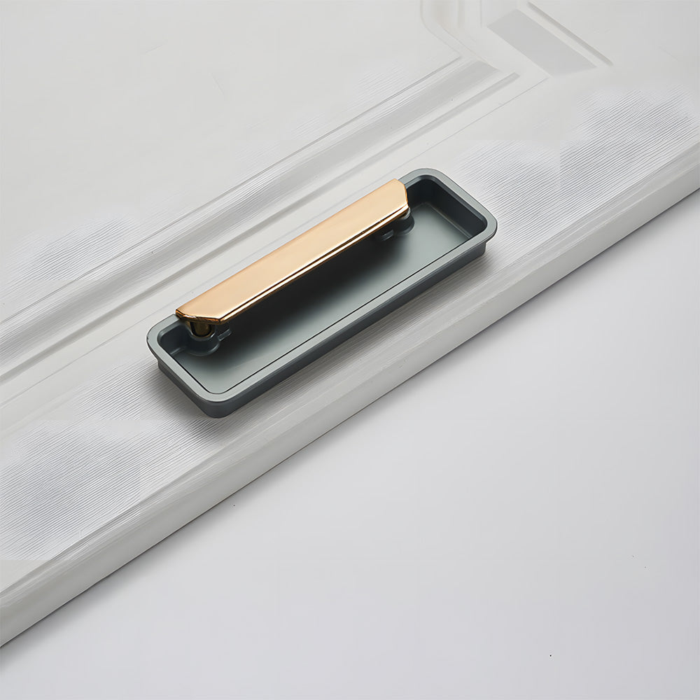 Comforsyco Flush Mount Recessed Cabinet Handles for Sliding Doors