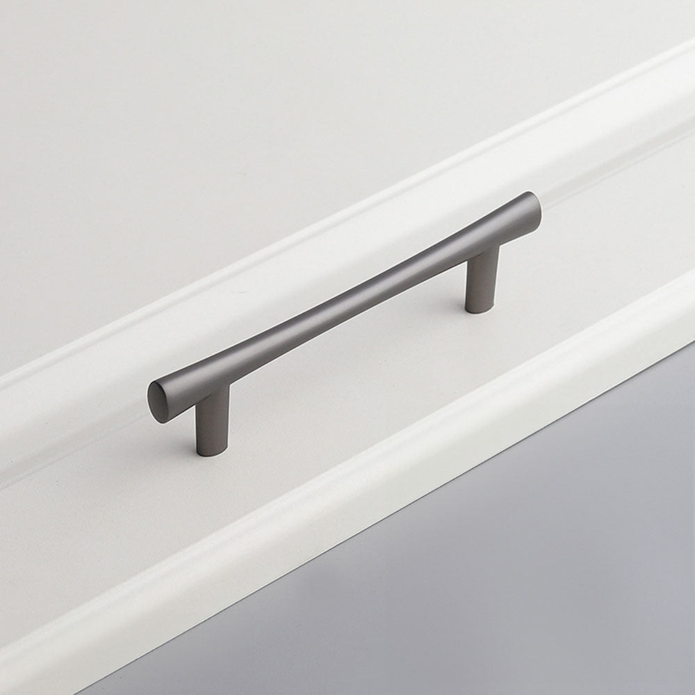 Comforsyco Minimalist Round Bar Cabinet Handles and Drawer Pulls