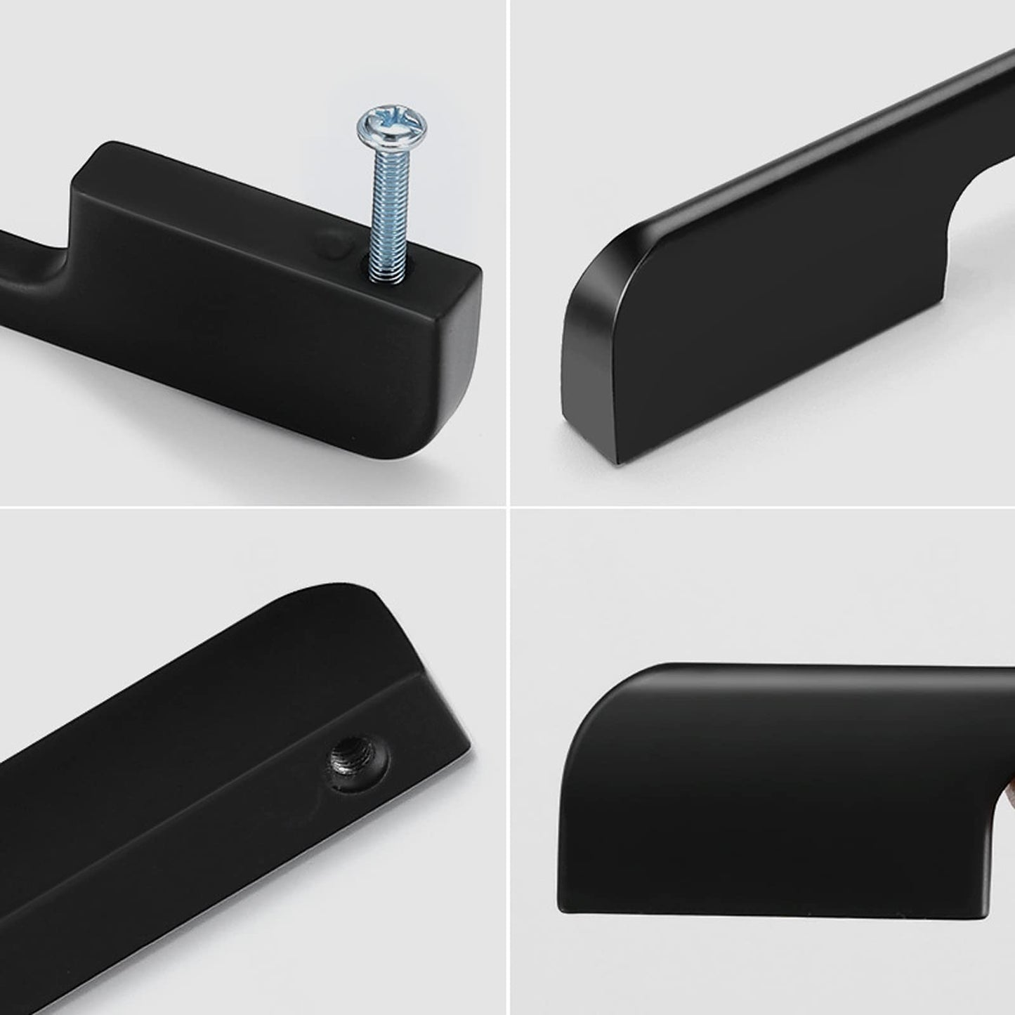 Comforsyco Modern Aluminum Alloy Long Cabinet and Drawer Pulls
