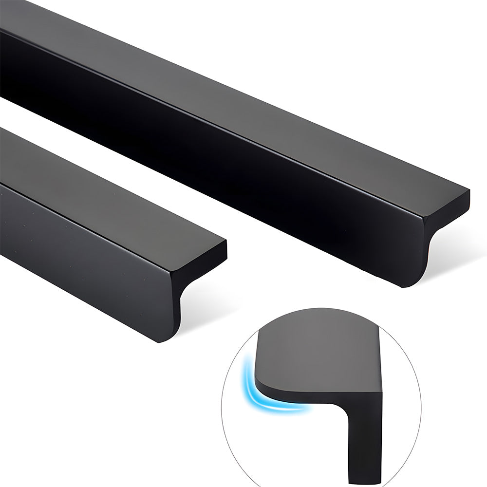Comforsyco Slim Aluminum Finger Edge Cabinet Pulls