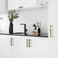 Vintage Turned Brass Cabinet Pulls and Knobs for Wardrobes