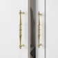 Vintage Turned Brass Cabinet Pulls and Knobs for Wardrobes