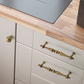 Vintage Turned Brass Cabinet Pulls and Knobs for Wardrobes