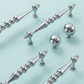 Vintage Turned Brass Cabinet Pulls and Knobs for Wardrobes