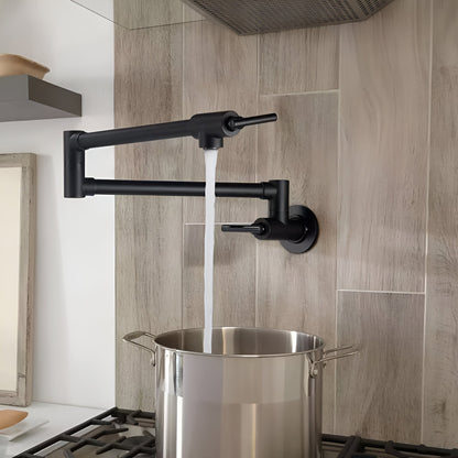 Arlo Wall-Mounted Folding Pot Filler Kitchen Faucet