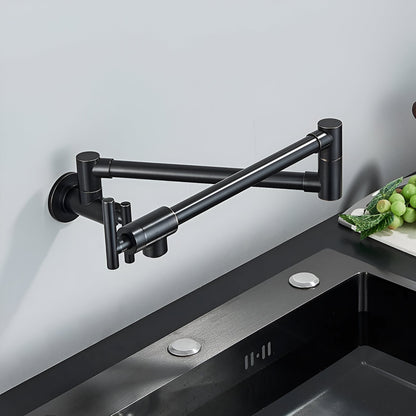 Arlo Wall-Mounted Folding Pot Filler Kitchen Faucet