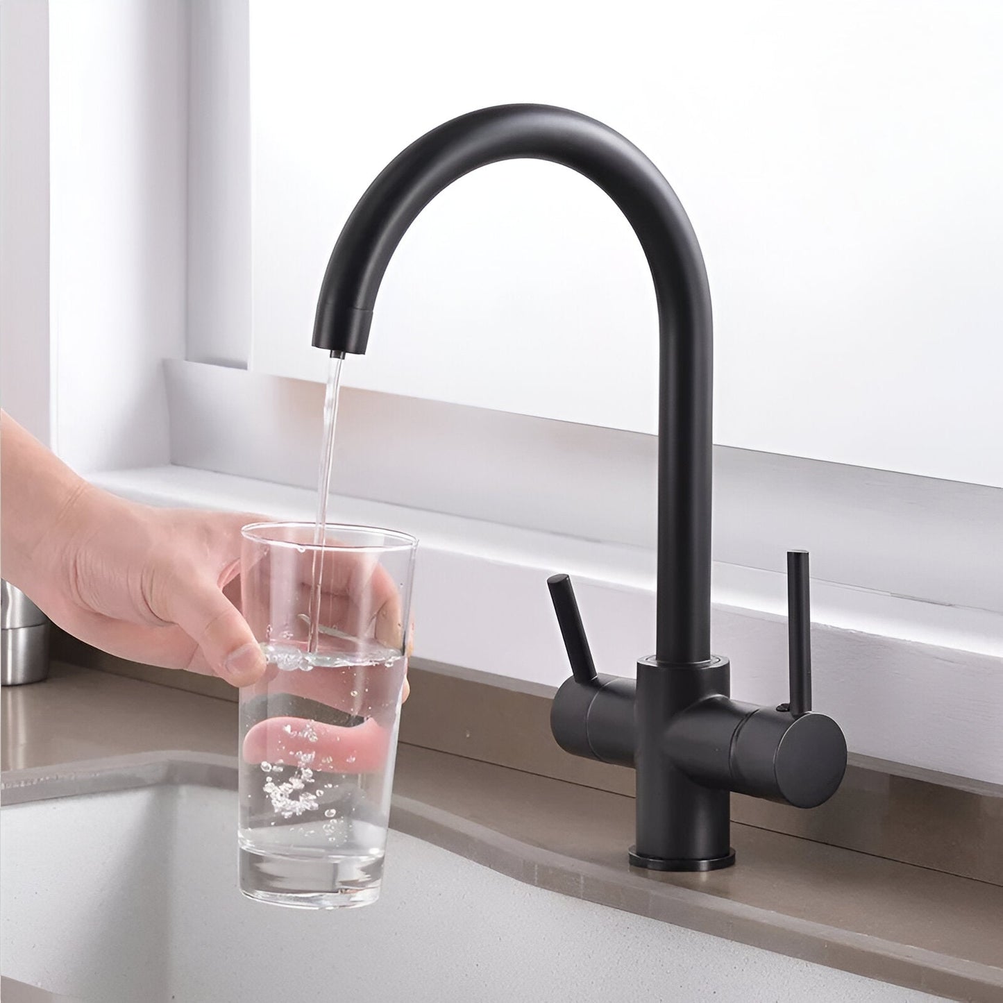 Clara 3-Way Filtered Drinking Water Kitchen Faucet