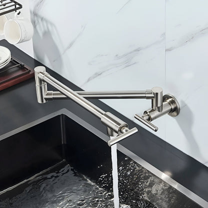 Arlo Wall-Mounted Folding Pot Filler Kitchen Faucet