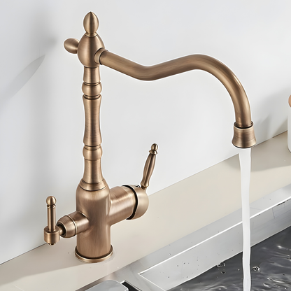 Celia 3-Way Filter Kitchen Faucet with Dual Handles