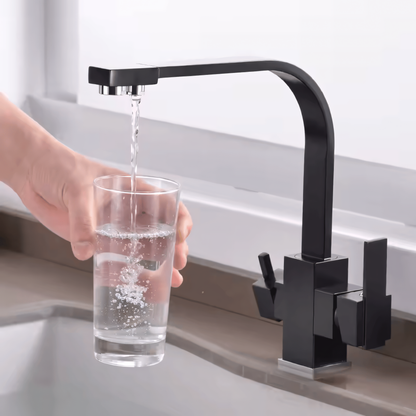 Livia Three-Way Kitchen Faucet with Filter Tap Reverse Osmosis Compatible
