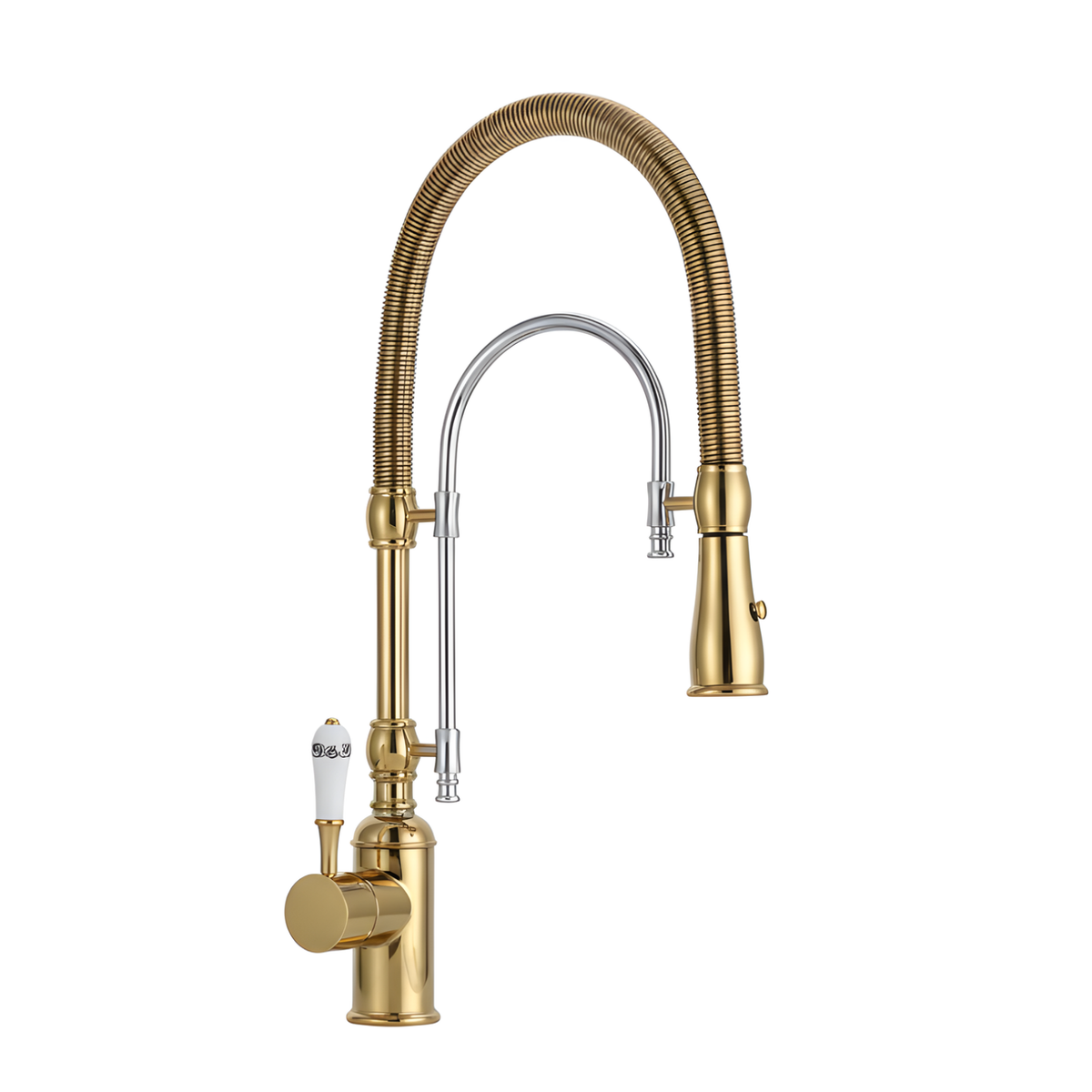 Noro 360° Pull-Down Faucet with Multi-Function Spring Spout Mixer