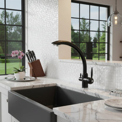 Sora 3-Way Kitchen Faucet with Pull-Out Sprayer