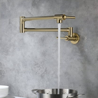 Arlo Wall-Mounted Folding Pot Filler Kitchen Faucet