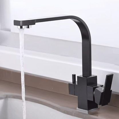 Livia Three-Way Kitchen Faucet with Filter Tap Reverse Osmosis Compatible