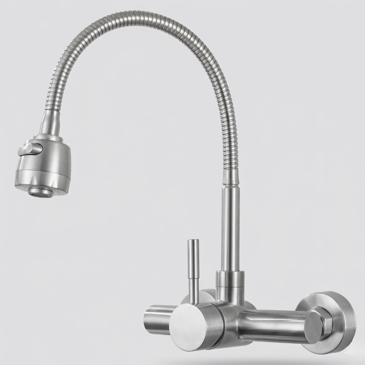 Reno Dual Hole Wall Mount Kitchen Sink Faucet