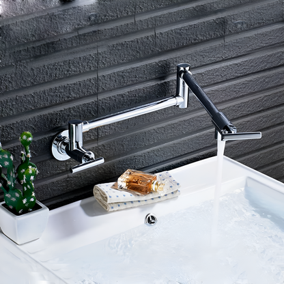 Arlo Wall-Mounted Folding Pot Filler Kitchen Faucet