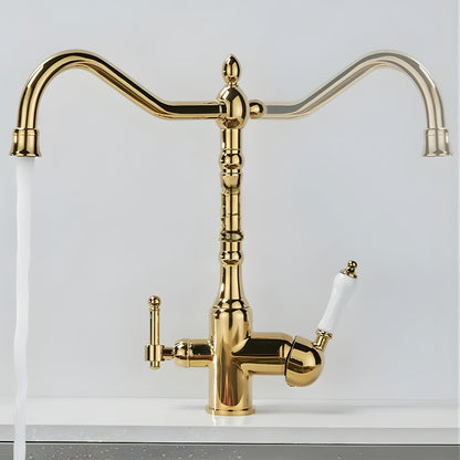 Celia 3-Way Filter Kitchen Faucet with Dual Handles