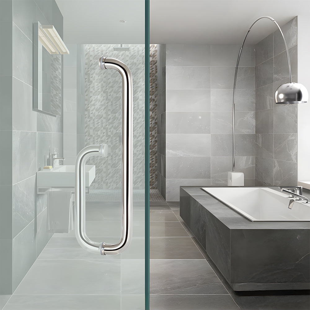 304 Stainless Steel Glass Door Handles and Towel Bars