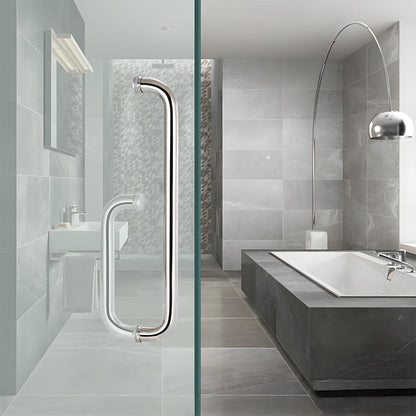 304 Stainless Steel Glass Door Handles and Towel Bars