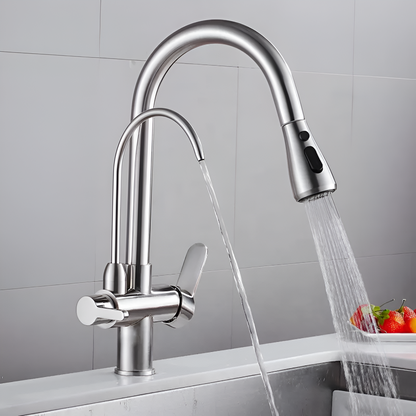 Vera 3-Way Filter Kitchen Faucet with Pull-Down Sprayer