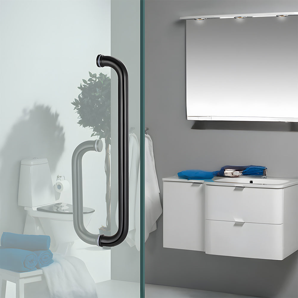 304 Stainless Steel Glass Door Handles and Towel Bars