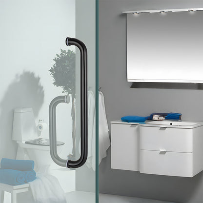 304 Stainless Steel Glass Door Handles and Towel Bars