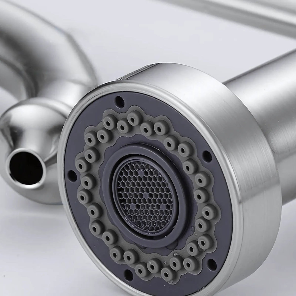 Nilo Three-Way Kitchen Faucet with Filter Tap Reverse Osmosis Compatible and Pull-Down Spout