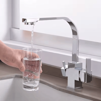 Livia Three-Way Kitchen Faucet with Filter Tap Reverse Osmosis Compatible