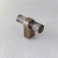 Acrylic Round Bar Drawer Pulls and Cabinet Handles with Brass