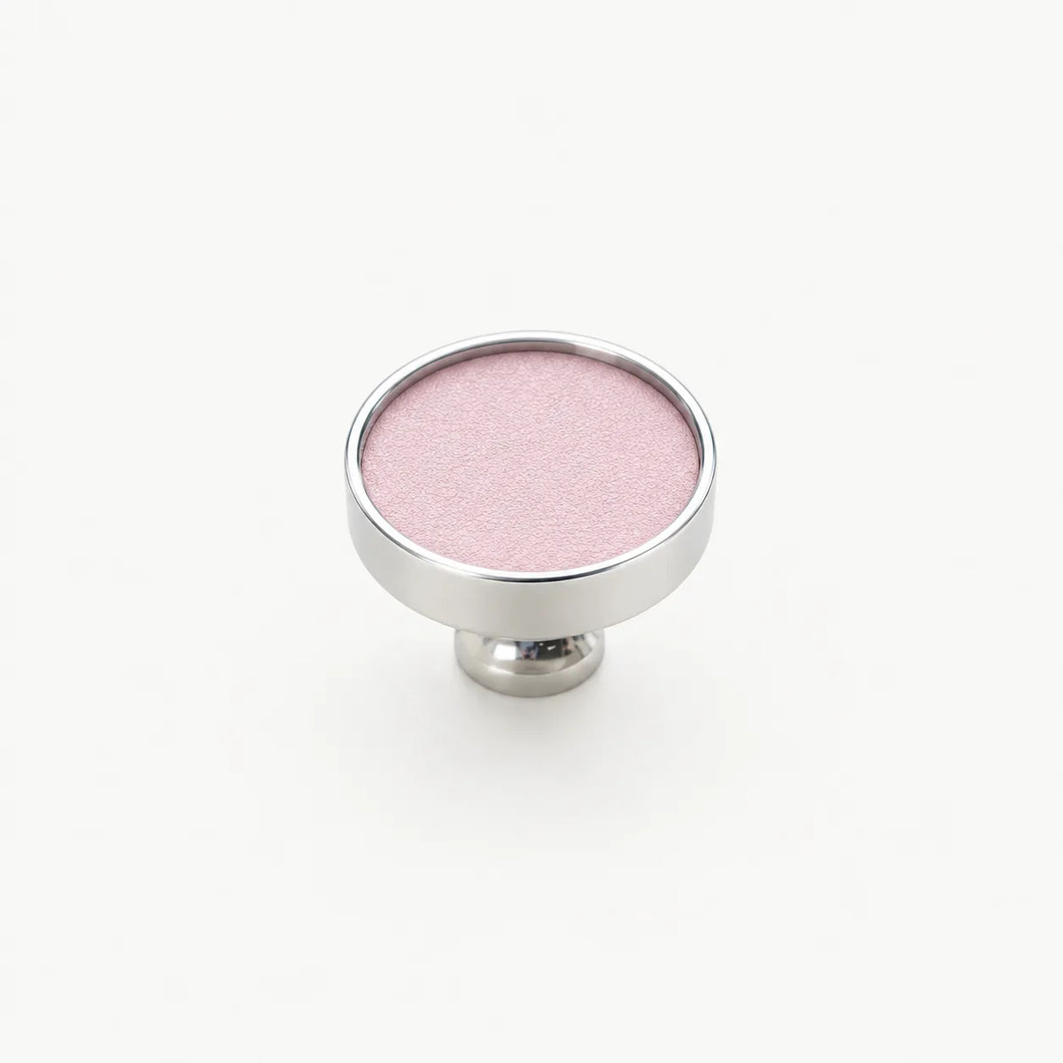 Colorful Leather Cabinet Pulls and Knobs, Stainless Steel