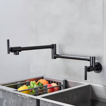 Arlo Wall-Mounted Folding Pot Filler Kitchen Faucet