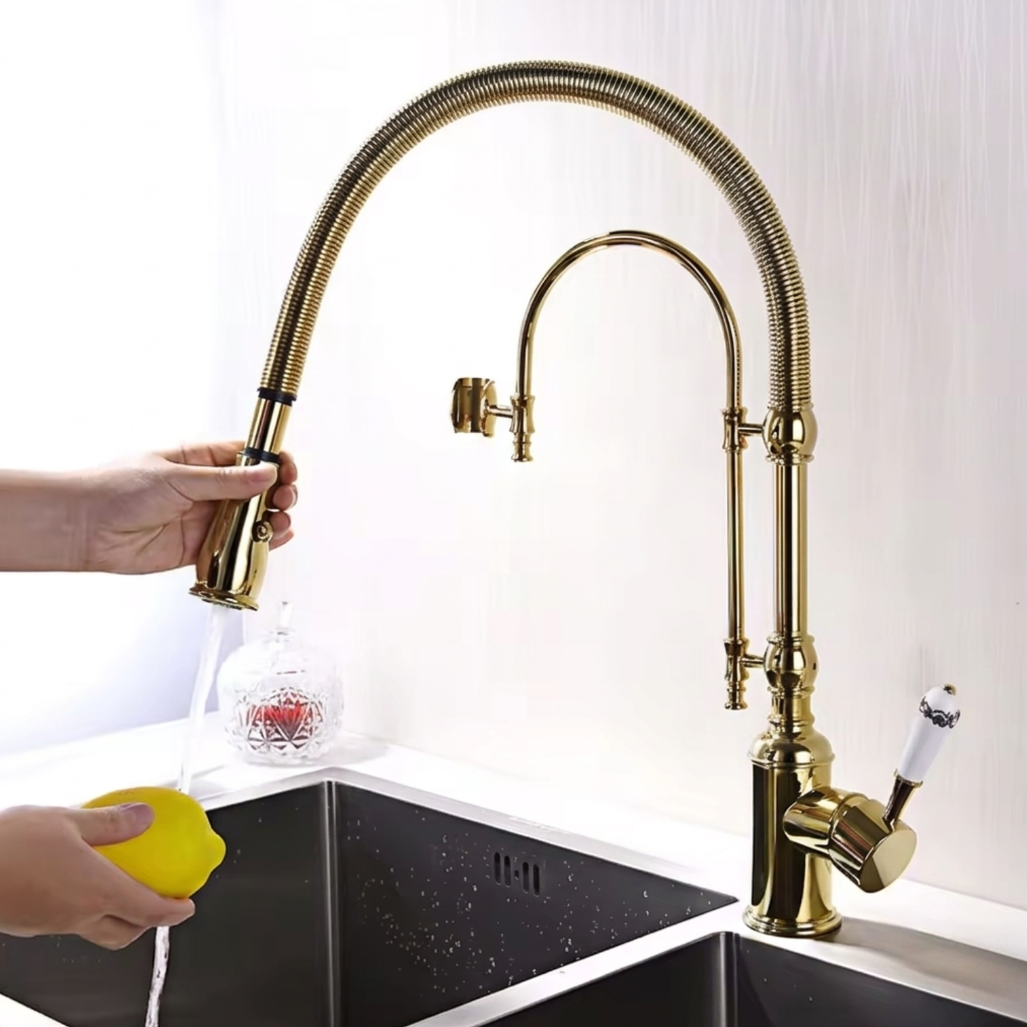 Noro 360° Pull-Down Faucet with Multi-Function Spring Spout Mixer