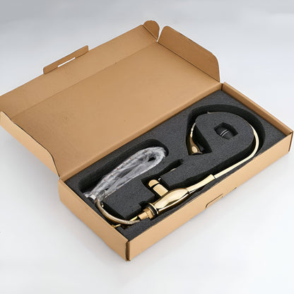 Aurea Luxury Polished Gold Kitchen Faucet