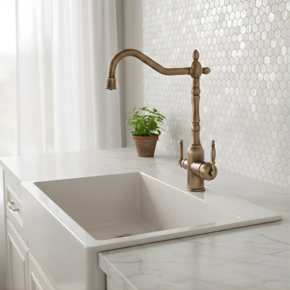 Celia 3-Way Filter Kitchen Faucet with Dual Handles