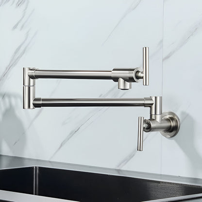 Arlo Wall-Mounted Folding Pot Filler Kitchen Faucet