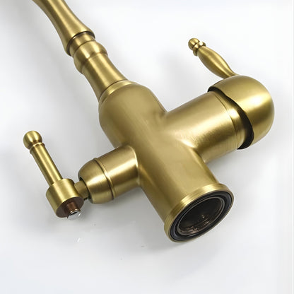 Celia 3-Way Filter Kitchen Faucet with Dual Handles