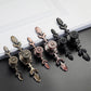 Floral Backplate Cabinet Pulls and Drawer Handles