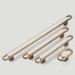 Gold Cabinet Pulls and Knobs with Color Insert
