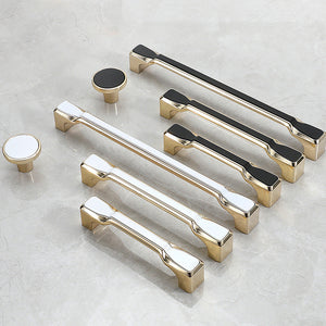 Two-Tone Gold Cabinet Pulls and Knobs