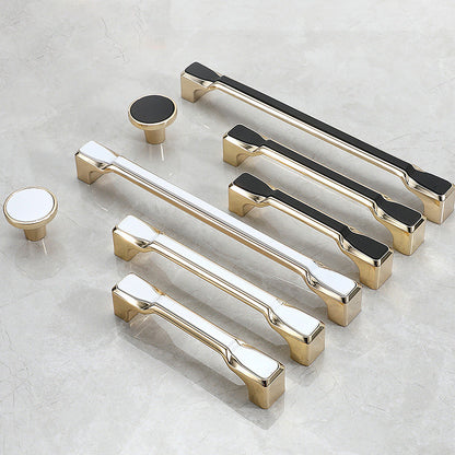 Two-Tone Gold Cabinet Pulls and Knobs