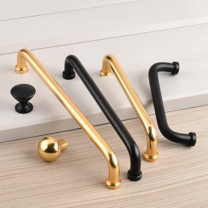 U-Shaped Rounded Arc Cabinet Handles and Drawer Pulls