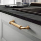 Gold French Stripe Cabinet Pulls and Drawer Handles